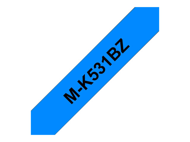 Brother M-K531BZ - Black on blue - Roll (1.2 cm x 8 m) 1 cassette(s) non-laminated tape - for P-Touch PT-55, PT-65, PT-75, PT-85, PT-90, PT-BB4