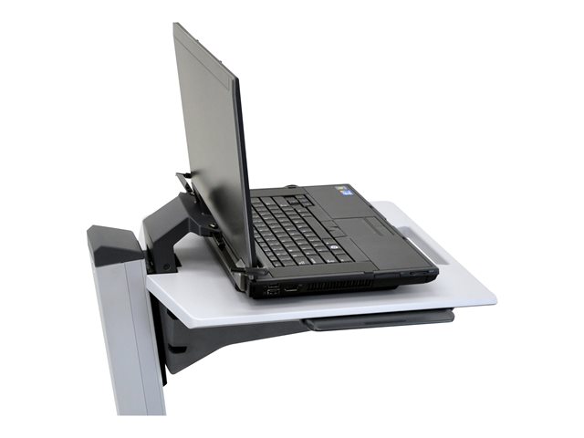 Ergotron Neo-Flex - Cart - for notebook / mouse / barcode scanner - high-grade plastic, aluminium, steel - two-tone grey - screen size: 12\"-17.3\"