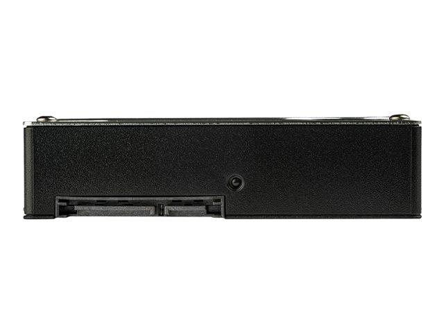 StarTech.com 2.5 to 3.5 Hard Drive Adapter - For SATA and SAS SSDs/HDDs - SSD Enclosure - HDD Enclosure - Internal Hard Drive Enclosure (25SATSAS35HD) - Storage enclosure - 2.5\" - SATA 6Gb/s / SAS 6Gb/s - SAS 6Gb/s, SATA 6Gb/s - black, silver