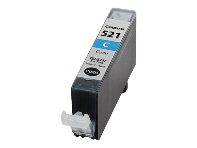 Canon CLI-521C - 9 ml - cyan - original - ink tank - for PIXMA iP3600, iP4700, MP540, MP550, MP560, MP620, MP630, MP640, MP980, MP990, MX860, MX870
