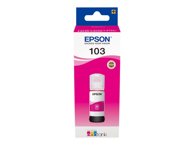 Epson 103 - 65 ml - magenta - original - ink refill - for EcoTank L3150, L3151, L5190