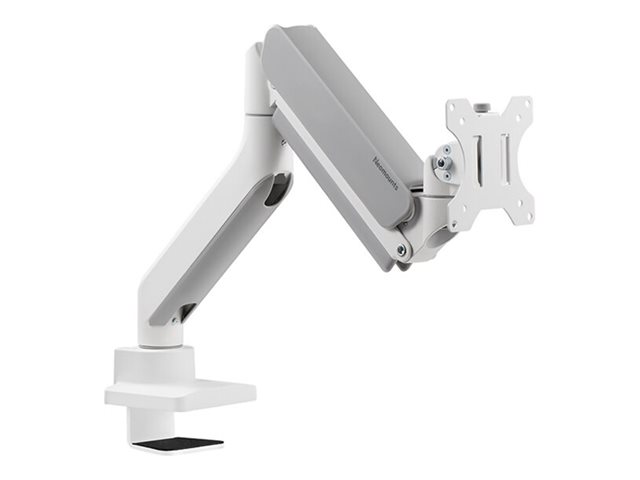 Neomounts DS70-450WH1 - Mounting kit (articulating arm, grommet clamp, topfix clamp) - full-motion - for LCD display - white - screen size: 17\"-42\" - desktop