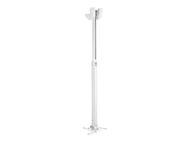 Vogel's Professional PPC 1555 - Bevestigingskit (plafondbevestiging, interfaceplaat, telescopische paal) - voor projector - wit - te bevestigen aan het plafond