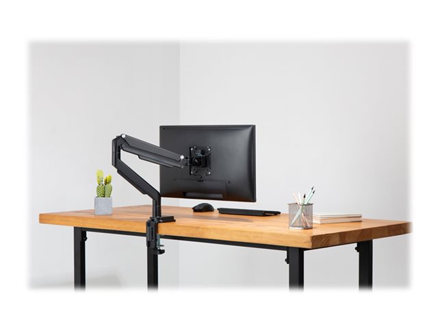 SINGLE GAS SPRING MONITOR CLAMP MOUNT 15-32 9 KG (MAX.) BLACK