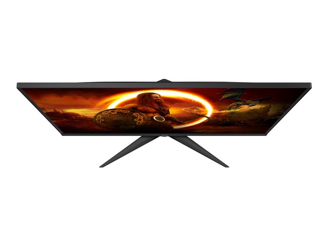 AOC Gaming 24G2SPAE/BK - G2 Series - LED monitor - gaming - 23.8" - 1920 x 1080 Full HD (1080p) @ 165 Hz - IPS - 300 cd/m² - 1000:1 - 1 ms - 2xHDMI, VGA, DisplayPort - speakers - black, red
