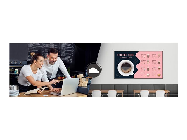LG 75UH5N-M - 75\" Diagonal Class UH5N-M Series LED-backlit LCD display - digital signage with Integrated Pro:Idiom - webOS - 4K UHD (2160p) 3840 x 2160 - Edge LED - black