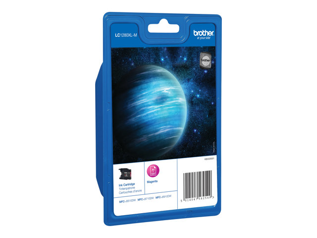 Brother LC1280XLM - Magenta - original - ink cartridge - for Brother MFC-J5910DW, MFC-J6510DW, MFC-J6710DW, MFC-J6910DW