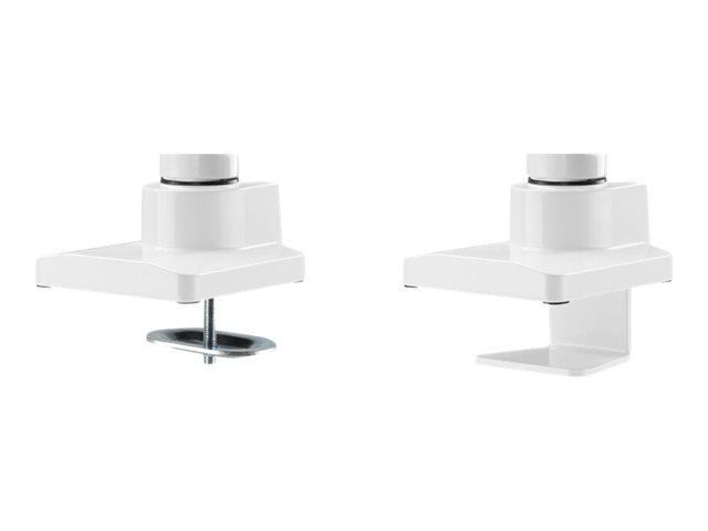 Neomounts NM-D775 - Mounting kit - full-motion - for LCD display - aluminium - white - screen size: 10\"-32\" - clamp mountable, grommet, desk-mountable