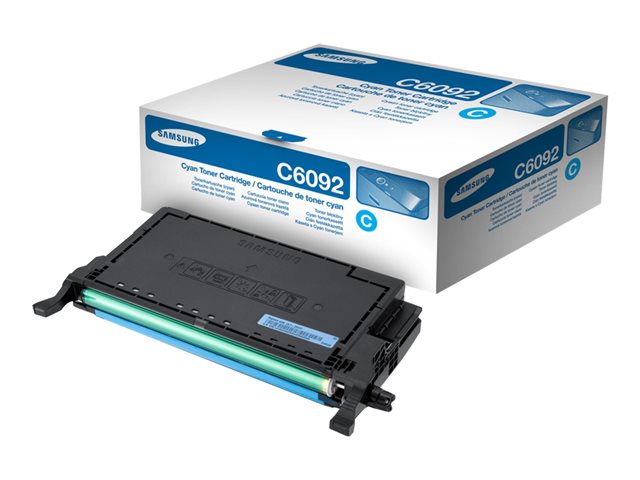 Samsung CLT-C6092S - Cyan - original - toner cartridge (SU082A) - for Samsung CLP-770ND, CLP-770NDK, CLP-770NDKG, CLP-775N, CLP-775ND