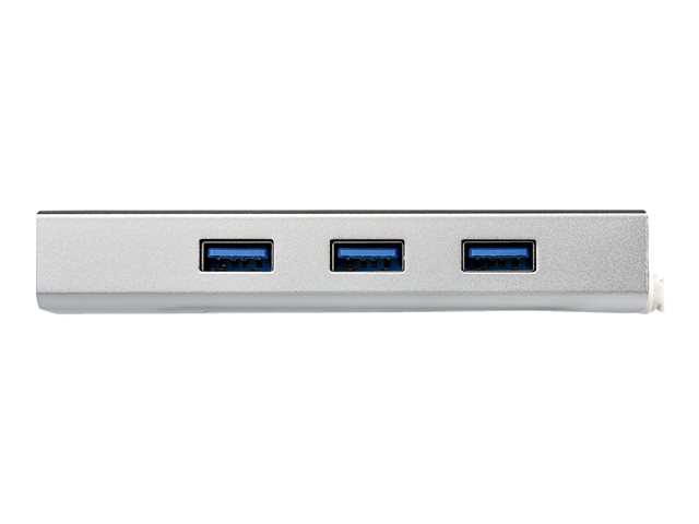 3 Port Portable USB 3.0 Hub plus GbE