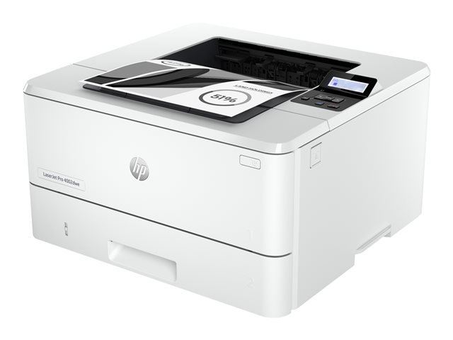 HP LaserJet Pro 4002dwe - Printer - B/W - Duplex - laser - A4/Legal - 4800 x 600 dpi - up to 40 ppm - capacity: 350 sheets - USB 2.0, Gigabit LAN, Bluetooth, Wi-Fi(n) - with HP+