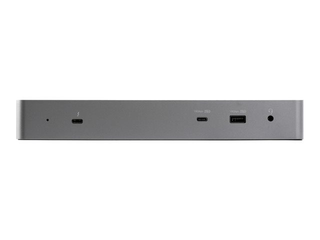 StarTech.com Thunderbolt 3 Dock with USB-C Host Compatibility, Dual 4K 60Hz DisplayPort 1.4 or Dual HDMI 2.0 Monitors, Single 8K, TB3/USB-C Laptop Docking Station, 96W PD, 5x USB, 10Gbps - 96W Power Delivery (TB3CDK2DHUE) - Docking station - USB-C 3.2 Gen 2 / Thunderbolt 3 - 2 x HDMI, 2 x DP - 1GbE