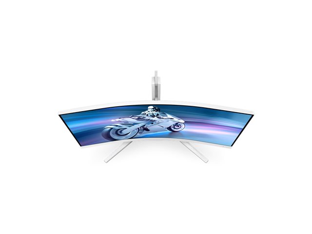Philips Evnia 5000 34M2C5501A - LED monitor - gaming - curved - 34\" - 3440 x 1400 WQHD @ 180 Hz - Fast VA - 300 cd/m² - 4000:1 - DisplayHDR 400 - 0.5 ms - 2xHDMI, DisplayPort - speakers - white