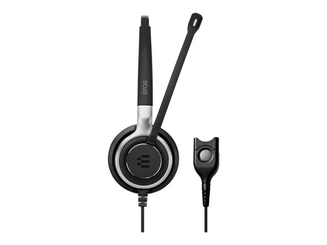 EPOS IMPACT SC 660 - Headset - on-ear - wired - Easy Disconnect - black with silver