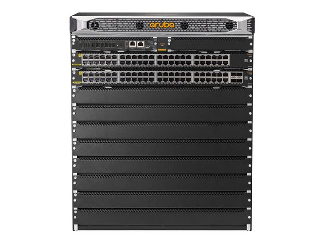 HPE Aruba 6410 - Switch - L3 - Managed - 96 x 10/100/1000 (PoE+) + 4 x 1 Gigabit / 10 Gigabit / 25 Gigabit / 50 Gigabit SFP56 (uplink) - rack-mountable - PoE+ - for P/N: R0X27C, R0X38C, R0X39C, R0X40C, R0X41C, R0X42C, R0X43C