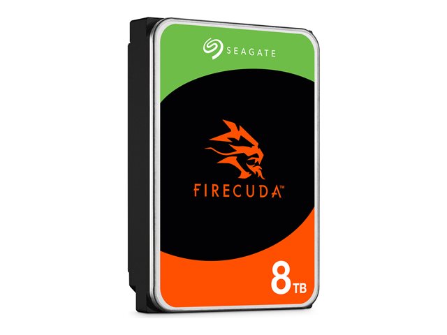 Seagate FireCuda ST8000DXA01 - Hard drive - 8 TB - internal - 3.5\" - SATA 6Gb/s - 7200 rpm - buffer: 256 MB - with 3 years Seagate Rescue Data Recovery