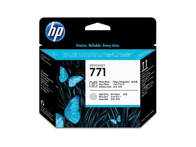 HP 771 - Light grey, photo black - printhead