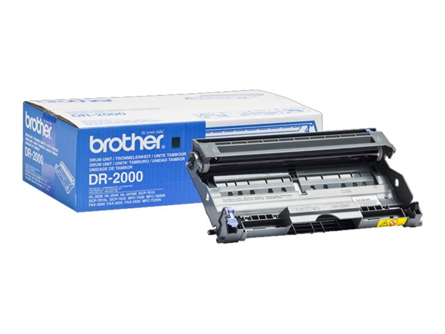 Brother DR2000 - Original - drum kit - for Brother DCP-7010, 7025, HL-2030, 2040, 2070, MFC-7225, 7420, 7820, FAX-28XX