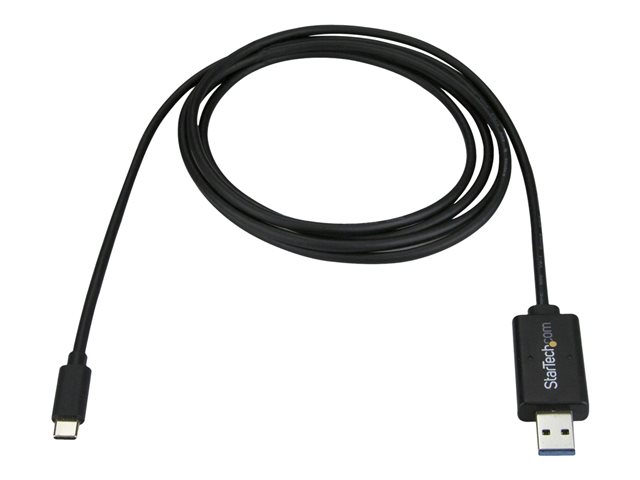 StarTech.com USB C to USB Data Transfer Cable for Mac and Windows, USB 3.0 - 2m (6ft) - USB cable - 24 pin USB-C (M) to USB Type A (M) - USB 3.0 - 2 m - black