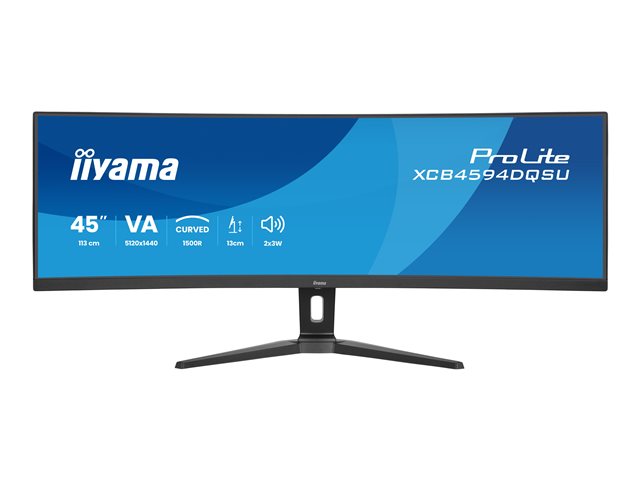 XCB4594DQSU-B1 44.5\" Business DQHD BLACK