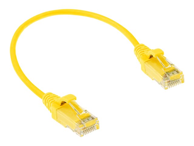 CAT6 U/UTP SLIMLINE YL 5.00M. 1 stk
