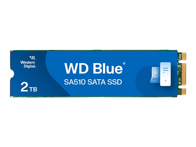 WD Blue SA510 WDS200T3B0B-00C7C0 - SSD - 2 TB - internal - M.2 2280 - SATA 6Gb/s