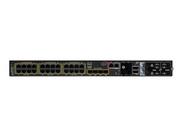 24 Port PoE+ Downlinks with 4 10G Uplink
