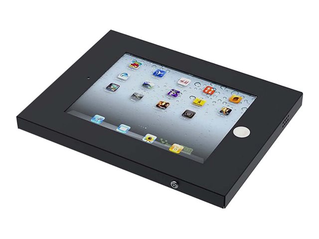 Neomounts IPAD2N-UN20 - Enclosure - Anti-Theft - for tablet - lockable - steel - black - mounting interface: 100 x 100 mm - for Apple iPad (3rd generation), iPad 2