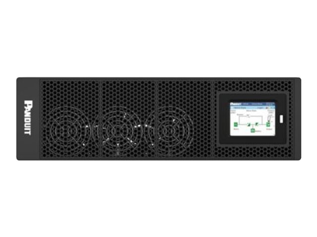 Panduit SmartZone - UPS (rack-mountable / external) - AC 220/230/240 V - 6000 Watt - 6000 VA - 1-phase - Ethernet, RS-232, USB - output connectors: 4 - PFC - 6U - EMEA - black