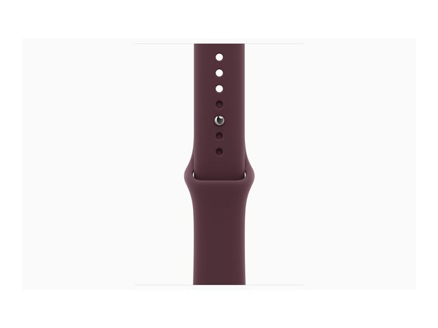 Apple Watch Series 12 GPS + Cellular 46mm Radiant Gold Titanium Case with Burgundy Sport Band - M/L