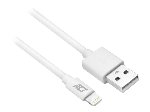 Lightning-kabel - USB male naar Lightning male - 1 m - wit