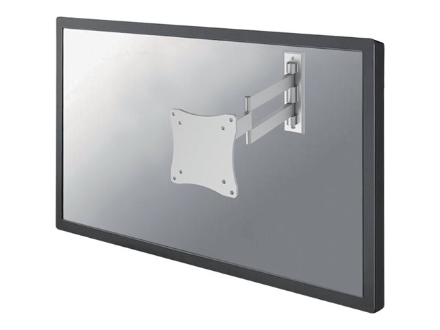 Neomounts FPMA-W830 - Bracket - full-motion - for LCD display - silver - screen size: 10\"-27\" - wall-mountable
