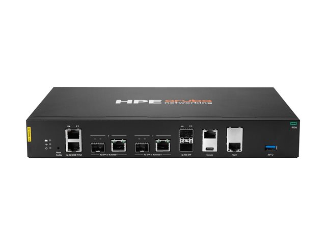HPE Aruba Networking 9106 (RW) 2x SFP+ 2x Combo 2x PoE Hybrid Gateway