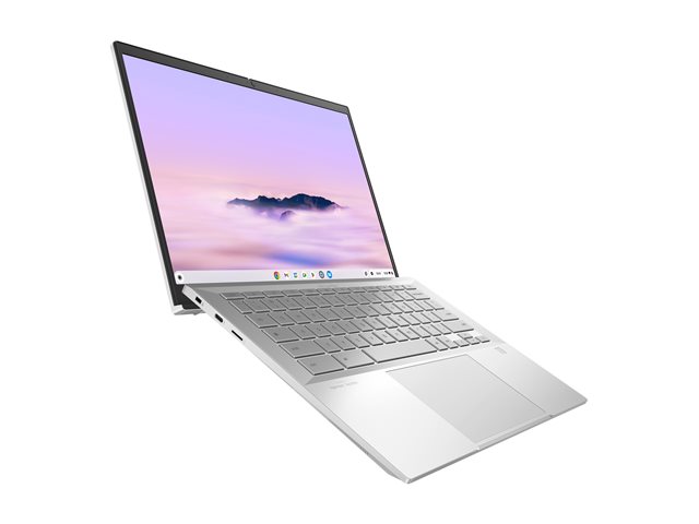 ASUS CB5403CMA QM0919 - Intel Core Ultra 5 - 115U / up to 4.2 GHz - Chrome OS - Intel Graphics - 16 GB RAM - 128 GB SSD NVMe - 14\" 2560 x 1600 (WQXGA) @ 120 Hz - Wi-Fi 6E, Bluetooth - fog silver - kbd: Belgium