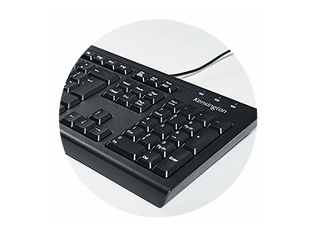 Kensington KM100 EQ - Keyboard and mouse set - USB - QWERTZ - Swiss