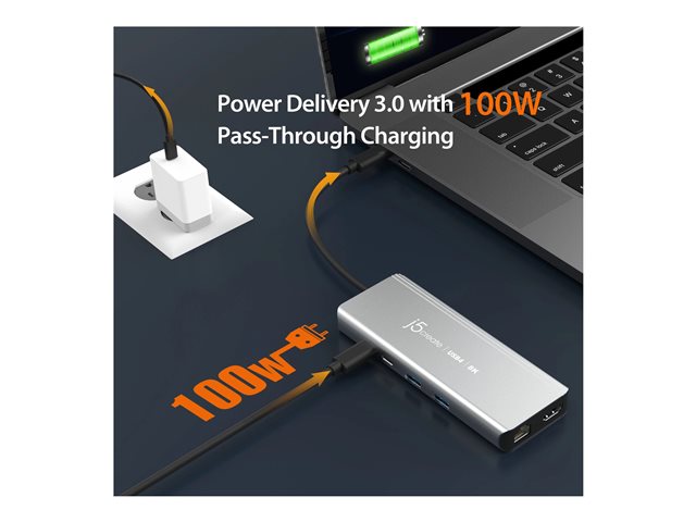 USB4 8K Multi-Port Hub Space Grey