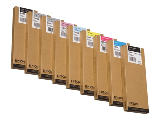 Epson T6063 - 220 ml - vivid magenta - original - ink cartridge - for Stylus Pro 4800, Pro 4880, Pro 4880 AGFA