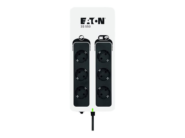 Eaton 3S 550 - UPS - AC 220-240 V - 330 Watt - 550 VA - 1-phase - USB - output connectors: 6