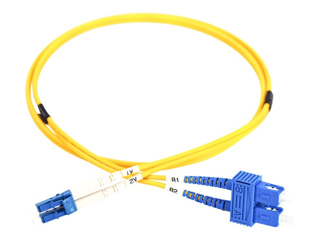 FO PATCH CORD DUPLEX LC TO SC SM OS2 0