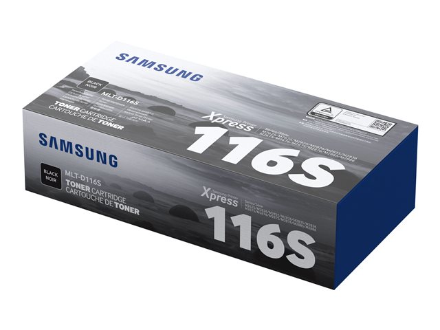 Samsung MLT-D116S - Black - original - toner cartridge (SU840A) - for Xpress SL-M2625, M2626, M2675, M2676, M2825, M2826, M2836, M2875, M2876, M2885, M2886