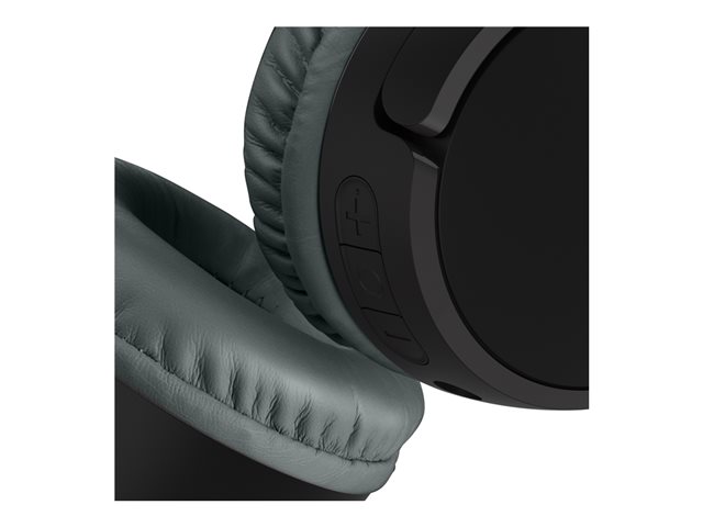 Belkin SoundForm Mini - Headphones with mic - on-ear - Bluetooth - wireless, wired - 3.5 mm jack - black