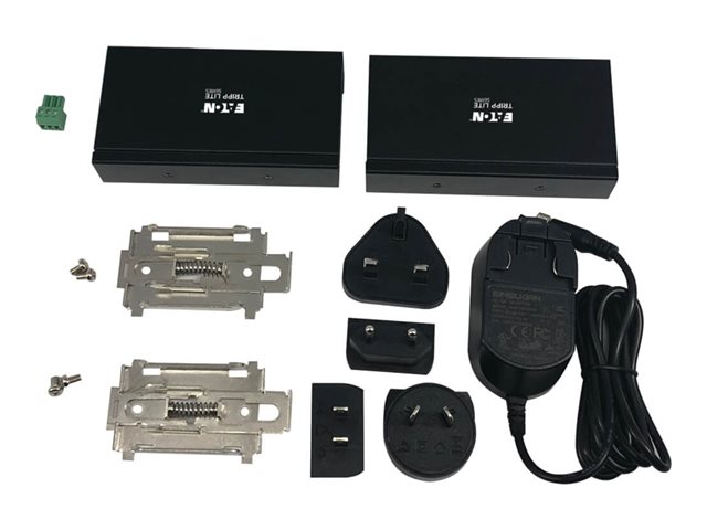 Tripp Lite USB over Cat6 Extender 4-Port Industrial, ESD Protection, PoC - USB 2.0, Mountable, 330 ft., TAA - USB extender - USB, USB 2.0 - over CAT 6 - up to 100 m - TAA Compliant