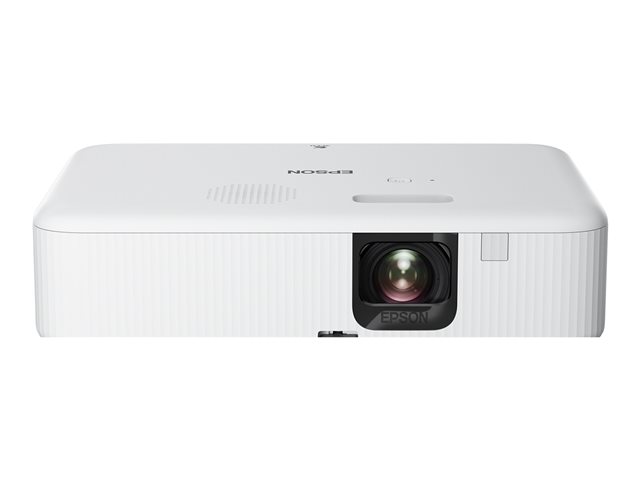 Epson CO-FH02 - 3LCD projector - portable - 3000 lumens (white) - 3000 lumens (colour) - Full HD (1920 x 1080) - 16:9 - 1080p - black / white - Android TV