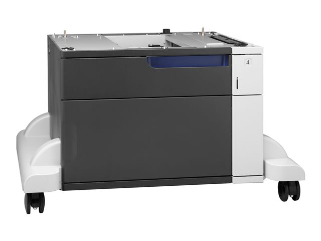 HP Paper Feeder and Stand - Printer base with media feeder - 500 sheets in 1 tray(s) - for Color LaserJet Enterprise M855dn, M855x+, M855x+ NFC/Wireless direct, M855xh