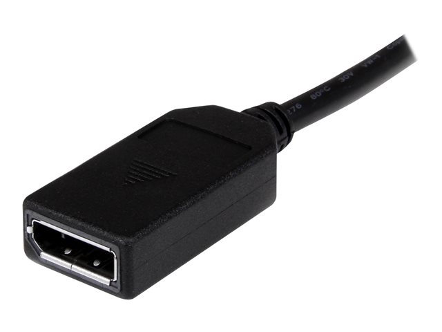StarTech.com DMS-59 to DisplayPort - 8in - DMS 59 to 2x DP - Y Cable - DMS-59 Adapter - DisplayPort Splitter Cable - LFH Cable (DMSDPDP1) - Display splitter - DisplayPort (F) to DMS-59 (M) - 20.3 cm - molded, thumbscrews - black