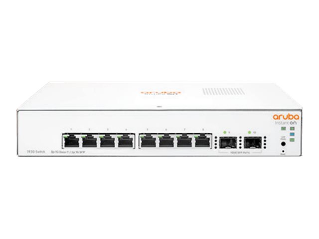 HPE Networking Instant On 1930 8G 2SFP Switch - Switch - L3 - Managed - 8 x 10/100/1000 + 2 x Gigabit SFP - desktop