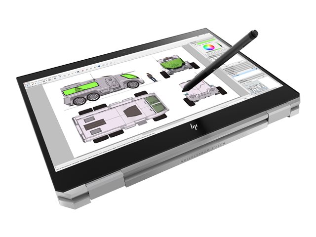 HP ZBook Studio x360 G5 Mobile Workstation - Flip design - Xeon E-2176M / 2.7 GHz - Win 10 Pro 64-bit - 32 GB RAM - 512 GB SSD NVMe, TLC - 15.6\" IPS touchscreen 3840 x 2160 (Ultra HD 4K) - Quadro P1000 / UHD Graphics P630 - Wi-Fi, Bluetooth - kbd: Belgium