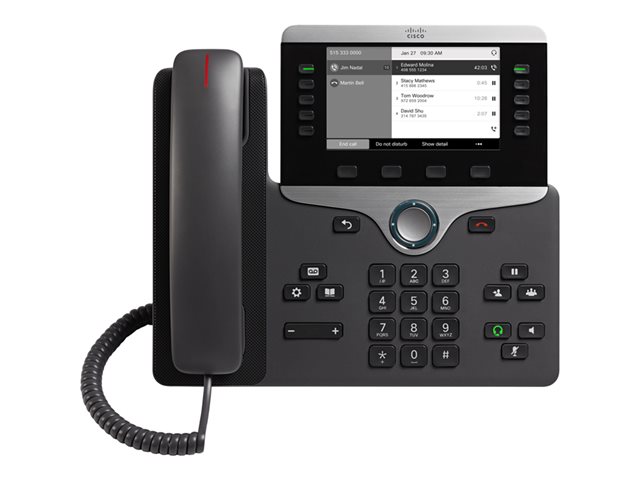 Cisco IP Phone 8811 - VoIP phone - SIP, RTCP, RTP, SRTP, SDP - 5 lines