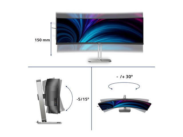 49B2U5900C 49I CURVE VA LED DQHD 32/9 USB-C DOCKING_4MS_5120X1440_75HZ_USB-C -DP-2XHDMI-RJ45 & 3XUSB 3.2_BRIGHTNESS 500CD/M2_S CONTRASTRATIO 80M:1_VIEWING ANGLE