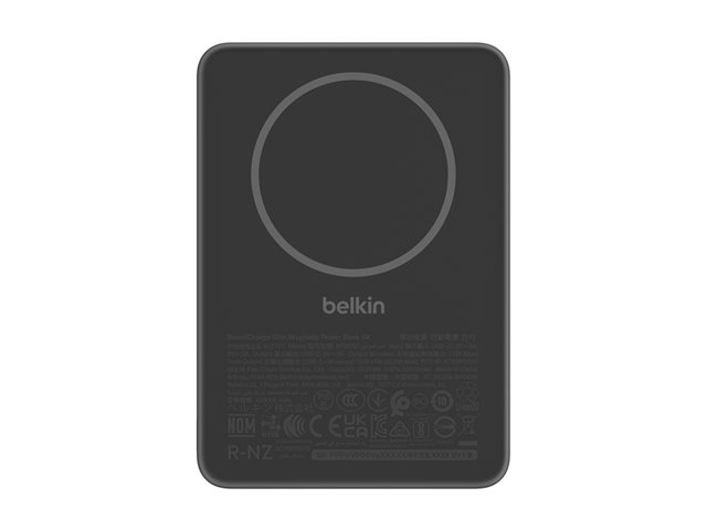 BoostCharge, Slim, 5k Magnetic 7.5w, Black
